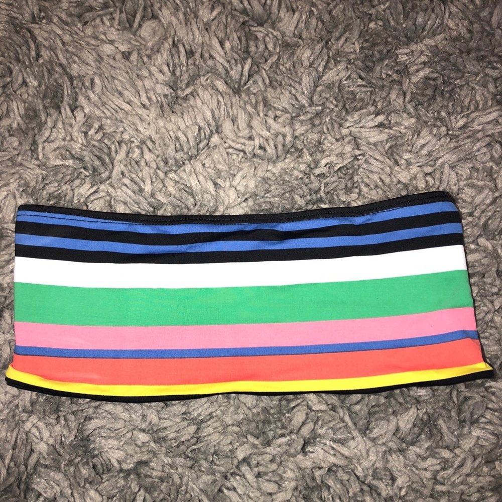 NWOT san lorenzo strapless bikini top